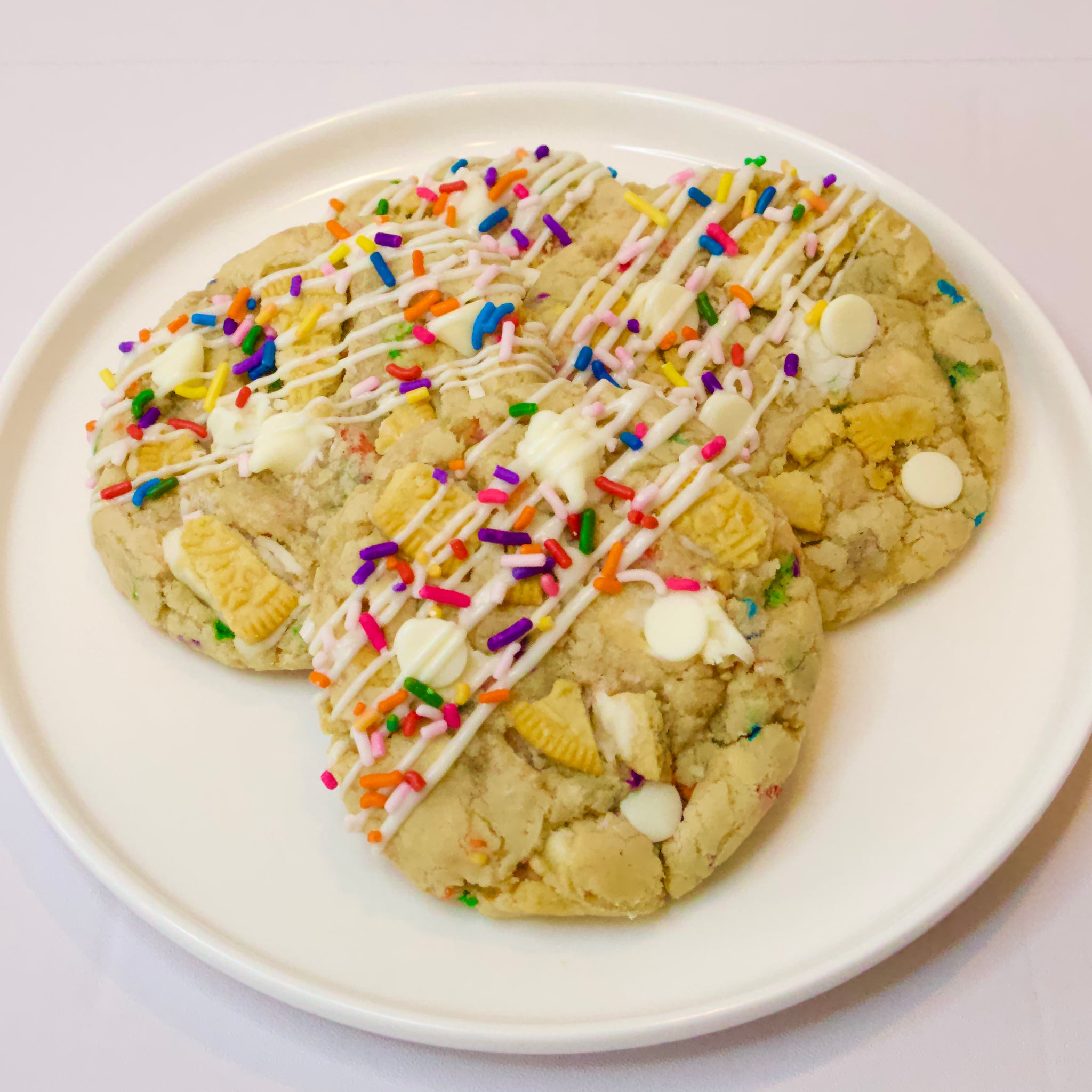 Golden Confetti Cookies